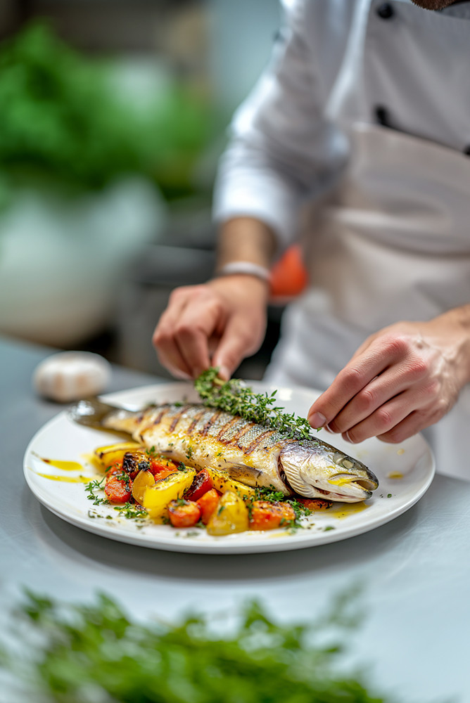 Gegrillte Blauforelle: Ein Sommerklassiker (Lachsforelle)